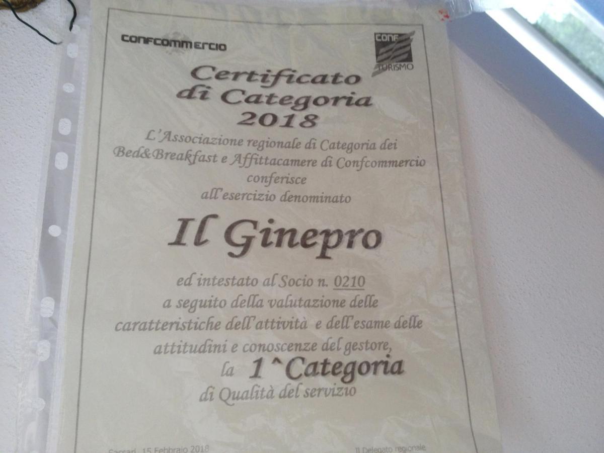 Bed and Breakfast Il Ginepro Di Stintino Zewnętrze zdjęcie